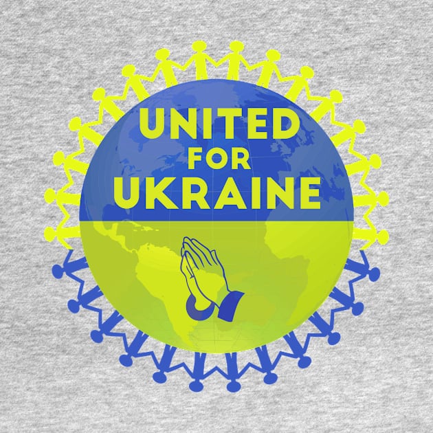 United for Ukraine, I Stand with Ukraine by MONLart